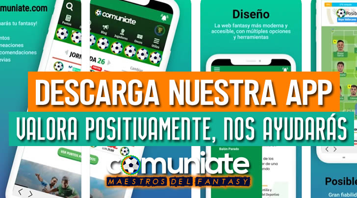 ¿Quién puntúa en Comunio? Actualiza APP
