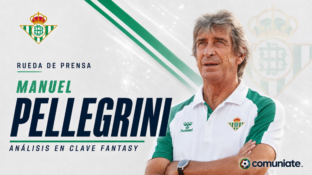 Pellegrini recupera a Bartra, descarta a Ruibal y habla de Ceballos, Lo Celso y las rotaciones ante Osasuna