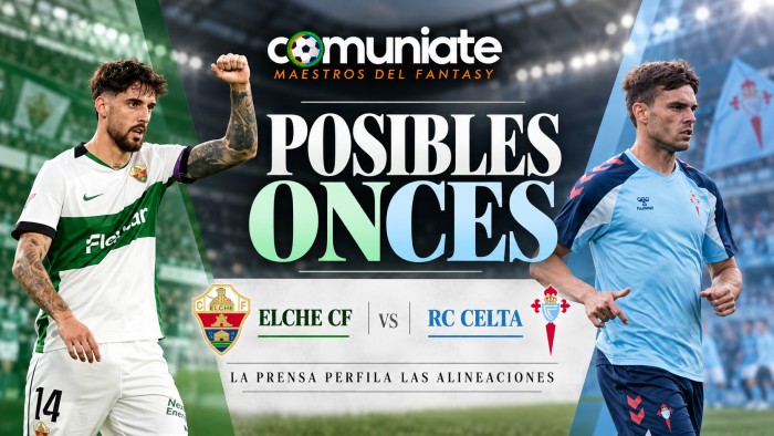 Los posibles onces del Elche - Celta según la prensa deportiva especializada.